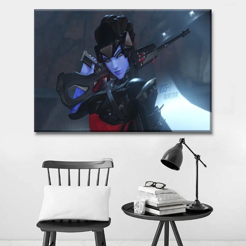 Настенный декоративный постер для гостиной из 3 предметов Постер игр Widowmaker на