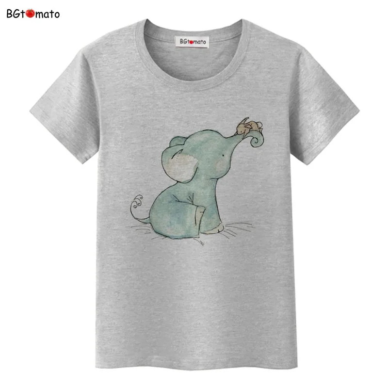 

bgtomato Children's printing personality cartoon t shirts for women lovely creative summer shirts Good quality soft tops