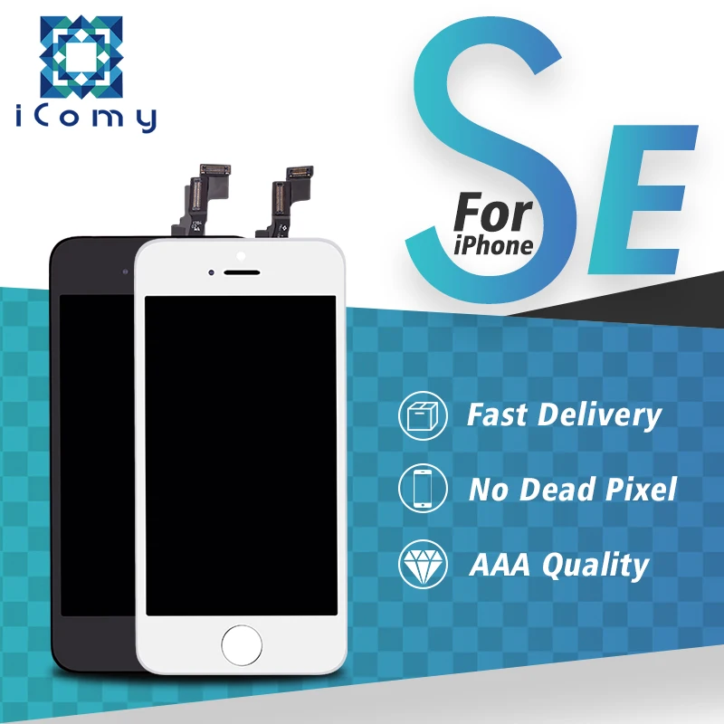 10 шт. класса aaa без мертвых пикселей для iphone se жк дисплей с сенсорным экраном