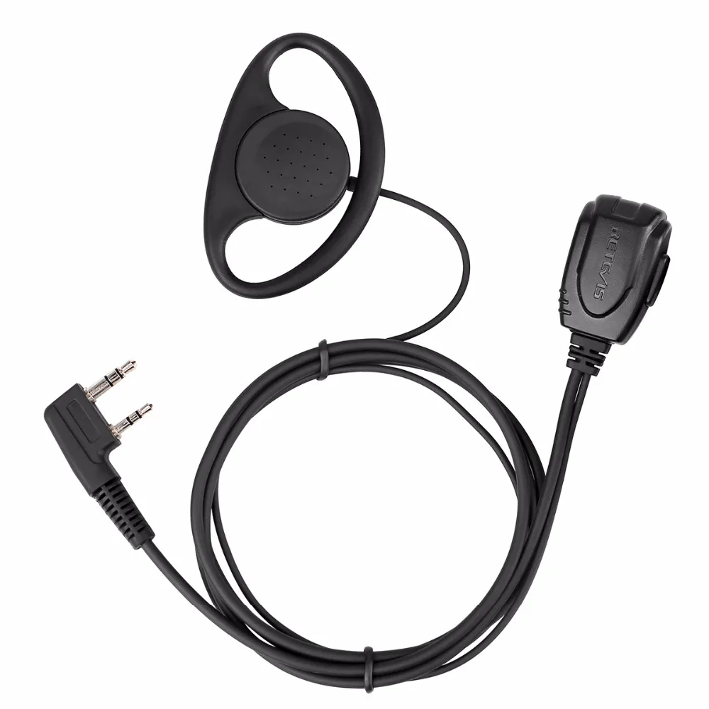 D-образные наушники с заушником, наушники Walkie Talkie для Kenwood Baofeng UV-5R UV5R UV-82 888S RETEVIS H777/RT22/RT81/RT-5R