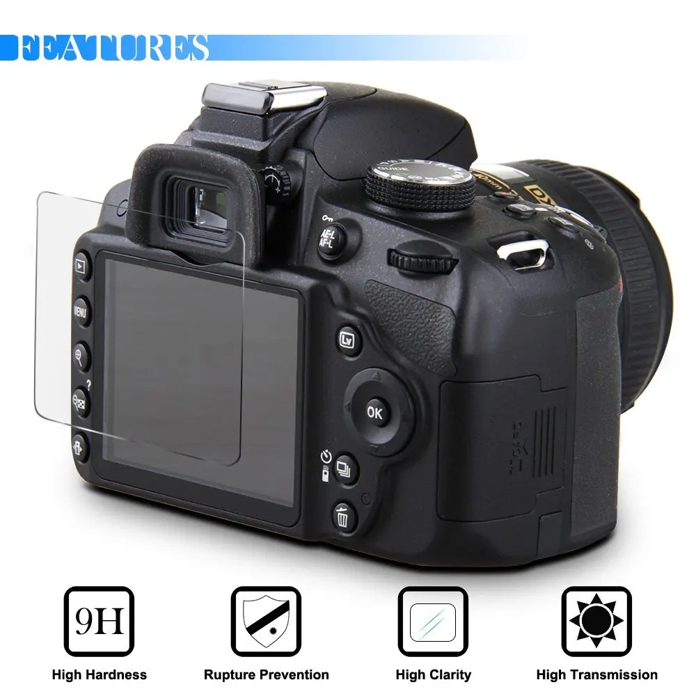 2x9 H закаленное стекло ЖК экран протектор для Sony A6300 A6100 A6000 A5000 A3000 NEX 5T 6 7 5N Panasonic