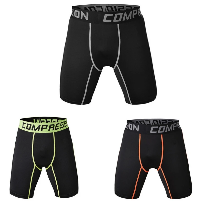 

Men's Outdoor Sports Gym Compression Wear Under Base Layer Shorts Pants Athletic Tights 3Colors