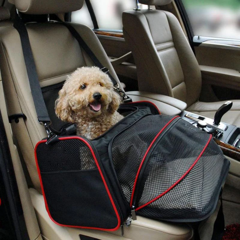 

Оксфордские складные дышащие сумки для переноски собак, сумки для кошек, рюкзак для домашних животных, Универсальный дорожный рюкзак для пе...