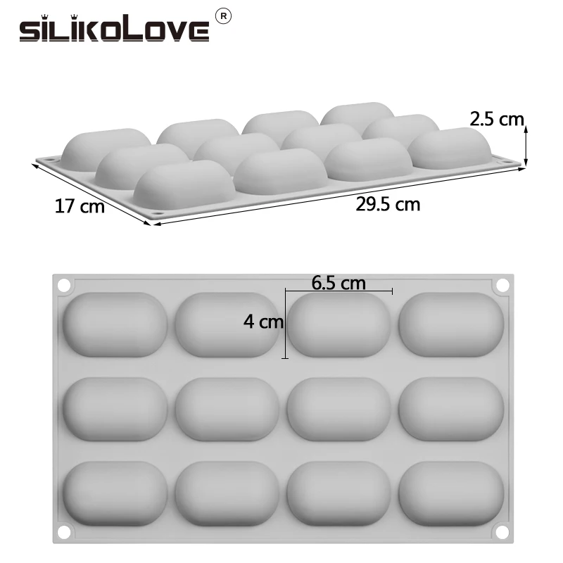 SILIKOLOVE, мусс, силиконовая форма, 12 полостей, Прямоугольная форма в форме кубика, формочка для морозильника, безопасная, 3D, сделай сам, для выпечки
