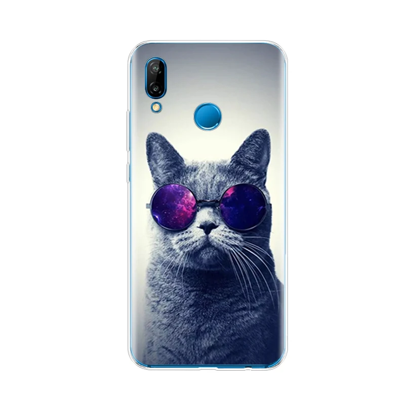 NO.55 Чехол для huawei P20 LITE, чехол для huawei p20 pro, чехол на заднюю панель, силиконовый 360, полностью защитный чехол P 20, прозрачный - Цвет: NO.55