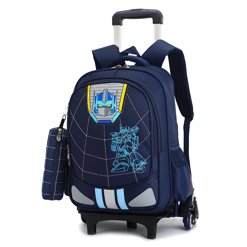 Детские школьные сумки с 3 колесами Mochila Infantil детский рюкзак на колесиках Сумки