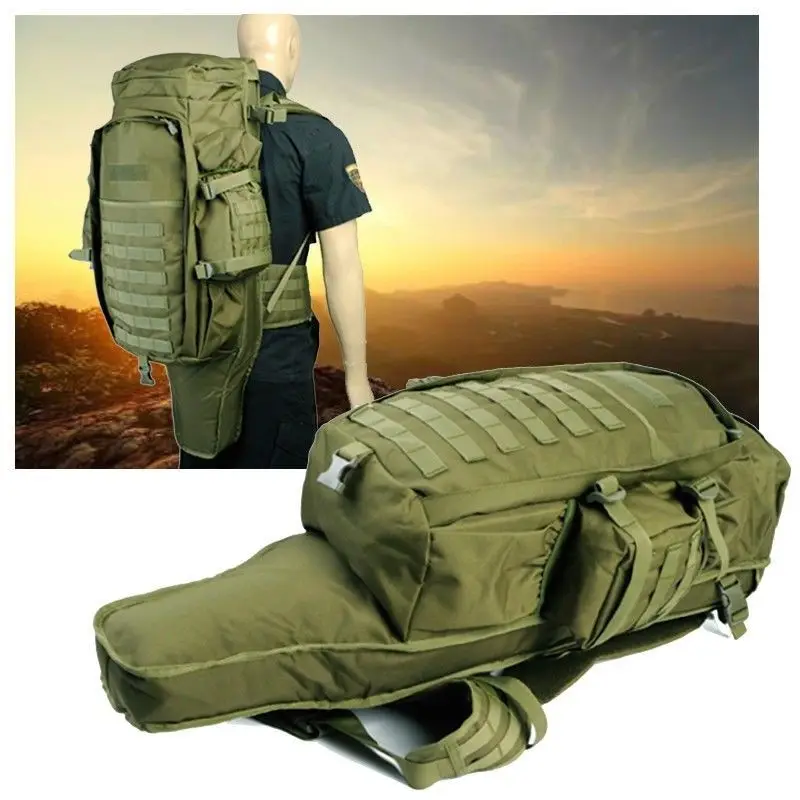 Кишу 60Л Уличный Военный Рюкзак Пакет Рюкзак тактическая сумка для охоты, стрельбы, кемпинга, треккинга, походов, путешествий.