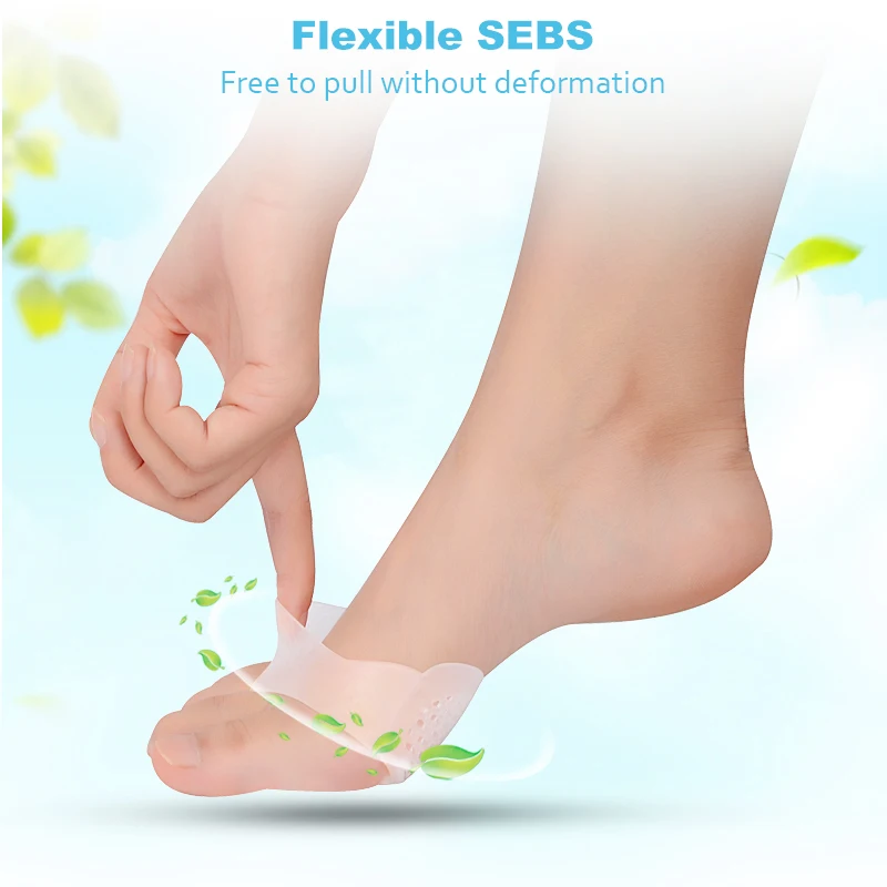 Insoles Forefoot Pads for Women High Heel Shoes Foot Blister Care Toes Insert Pad Silicone Gel Insole Pain Relief Dropshipping