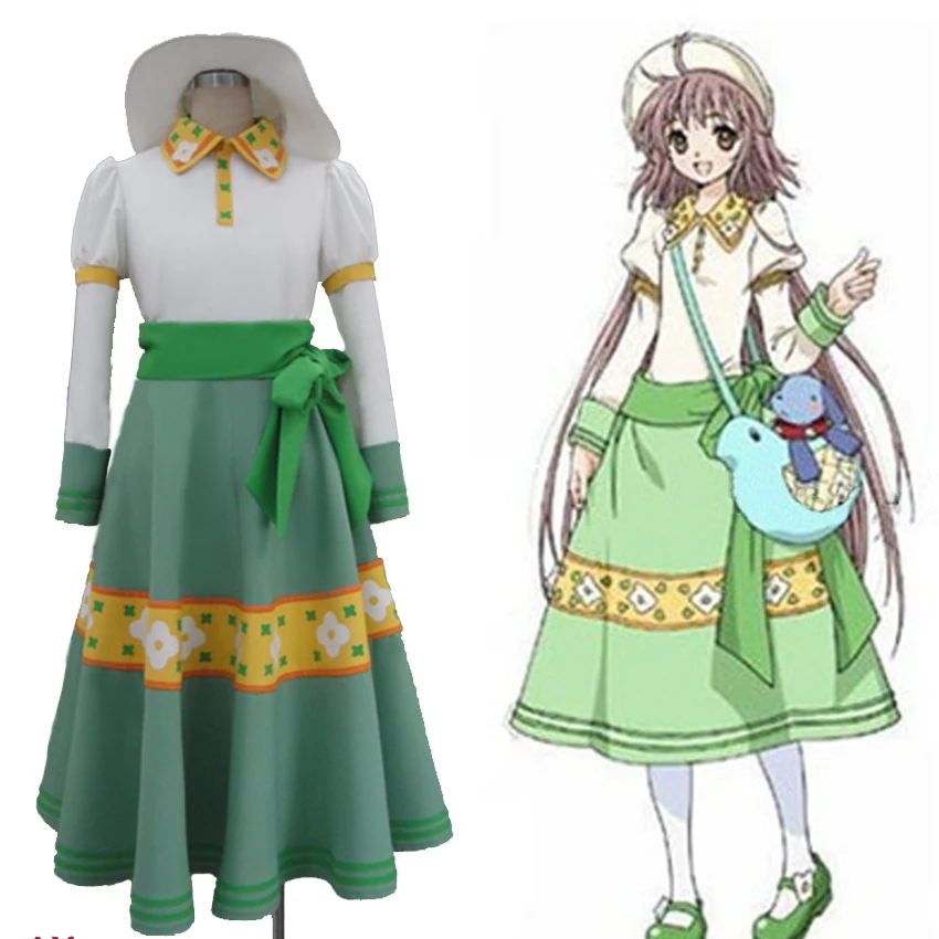 

Бесплатная доставка, платье с цветами из Kobato, костюм для косплея Kobato Hanato любого размера