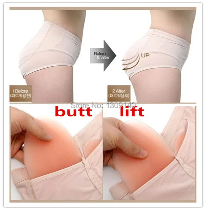 Женские трусики с вкладышами подтягивающие ягодицы силиконовыми вставками