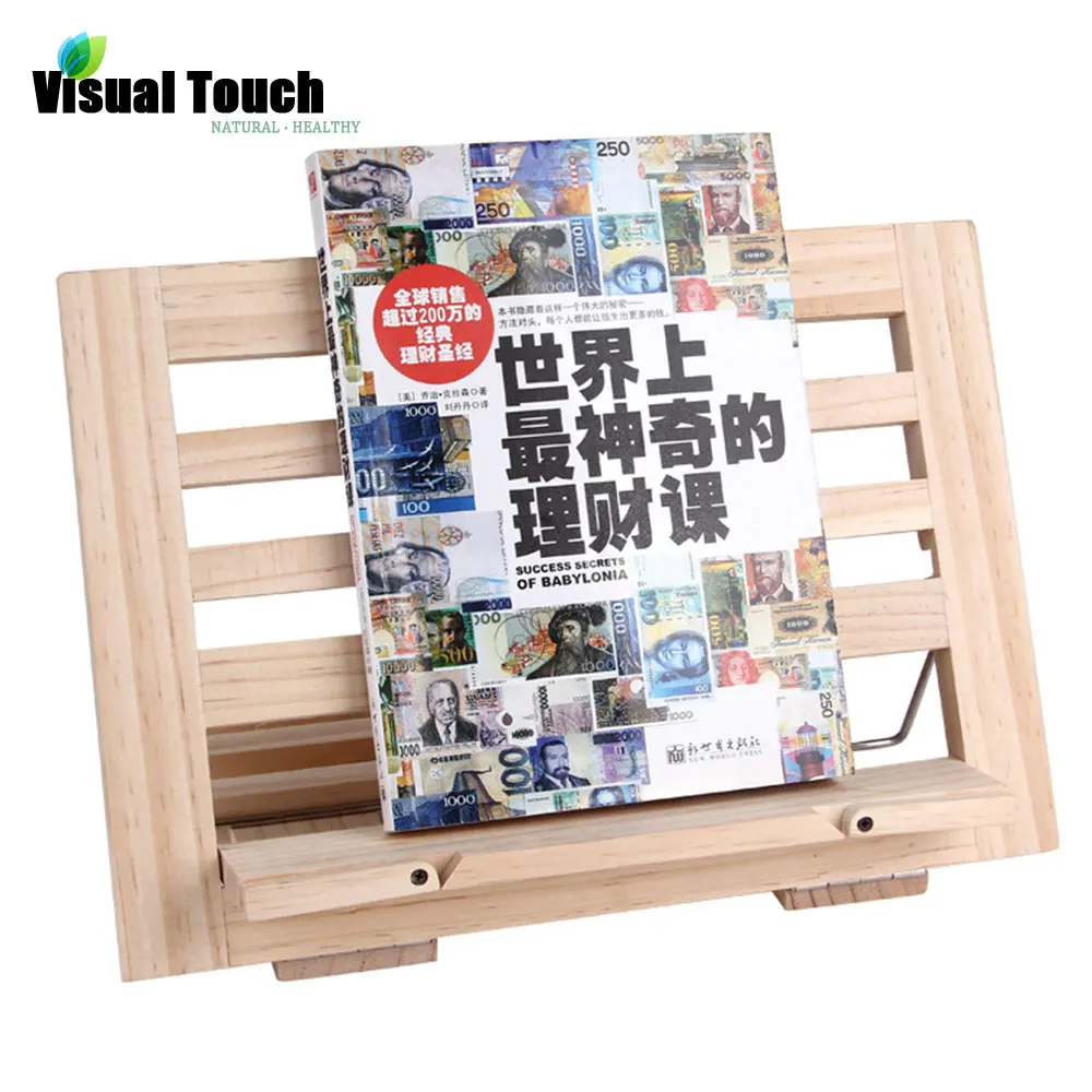 Роскошная деревянная складная подставка для музыкальных рецептов с визуальным