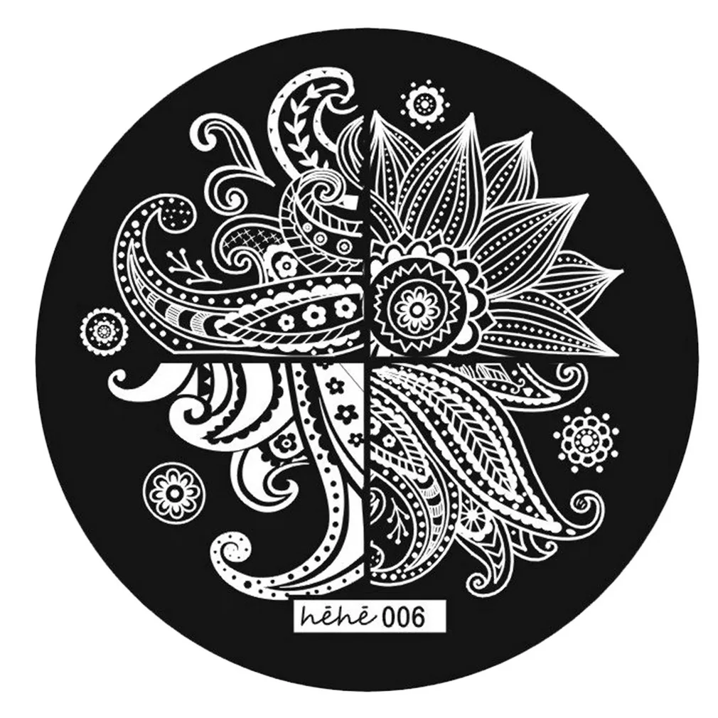 1 предмет розница Новая мода DIY Польский Дизайн ногтей штамповка изображения