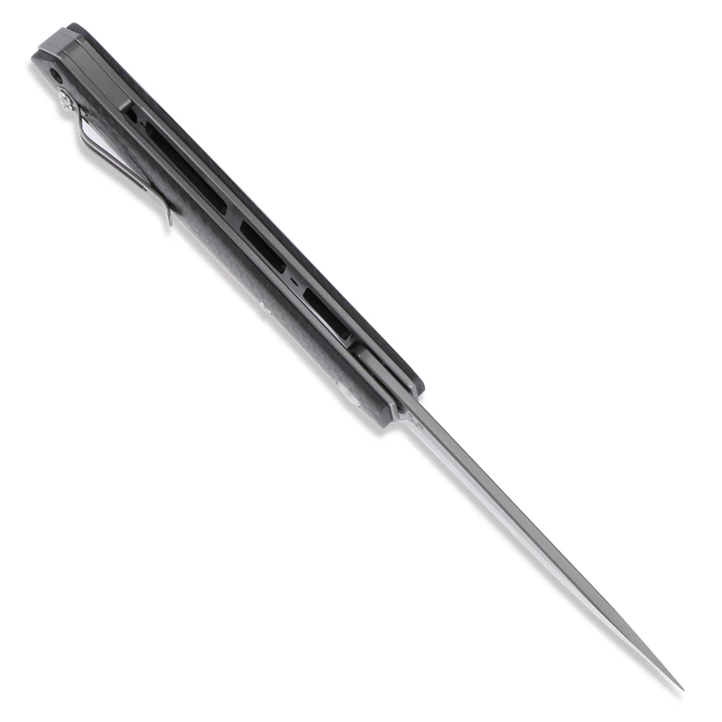 Складной нож TIGEND Plus Kwaiken D2 из стали с рукояткой углеродного волокна тактический