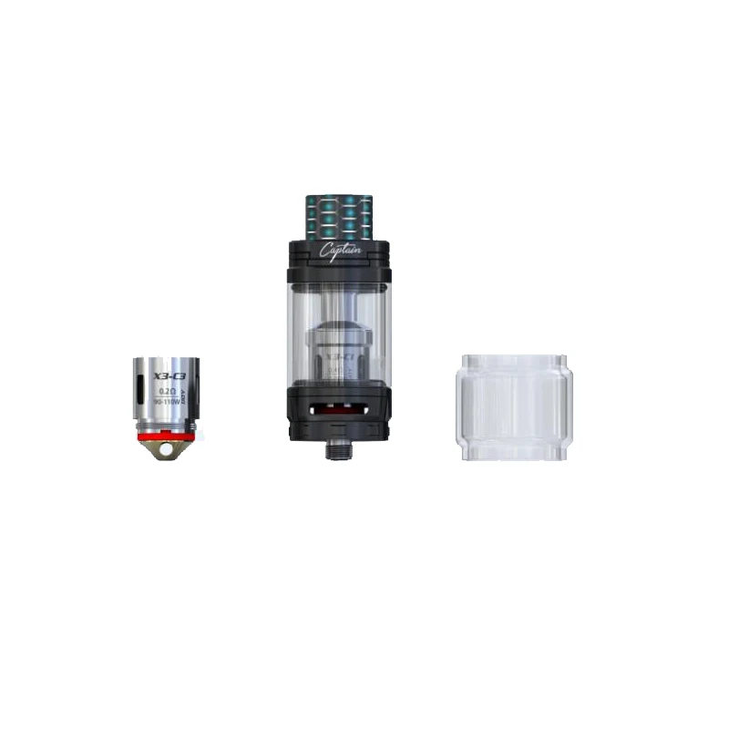 Оригинальный бак IJOY Captain X3 sub ohm 6 мл с 8 пузырьковым стеклом скользящим верхним