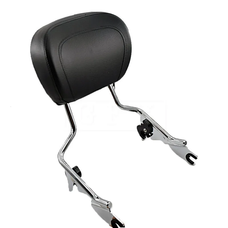 Мотоцикл регулируемая спинка Сисси Бар с багажником для Harley Touring Road King FLHR Street Glide FLHX 2009 до