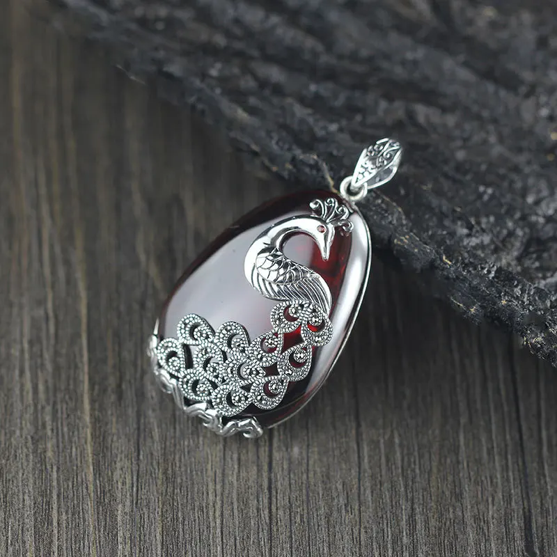 Женский кулон из серебра 925 пробы с цепочкой на свитер|pendants for women|gemstone silver pendantspendant