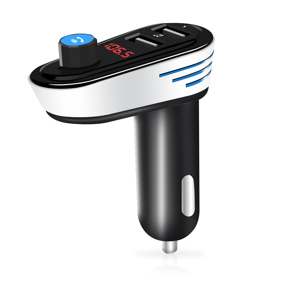 FDOMAIN Bluetooth Car Kit FM Transmitter Handsfree Dual USB LCD Display Charger MP3 Microphone Smart | Автомобили и мотоциклы