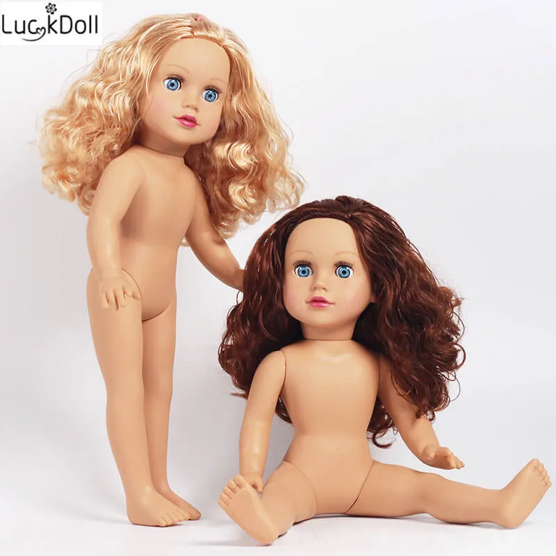 Luckdoll ZWSISU новая блондинка/брюнетка 45 см кукла реальность детская игрушка подарок на день рождения для как куклы