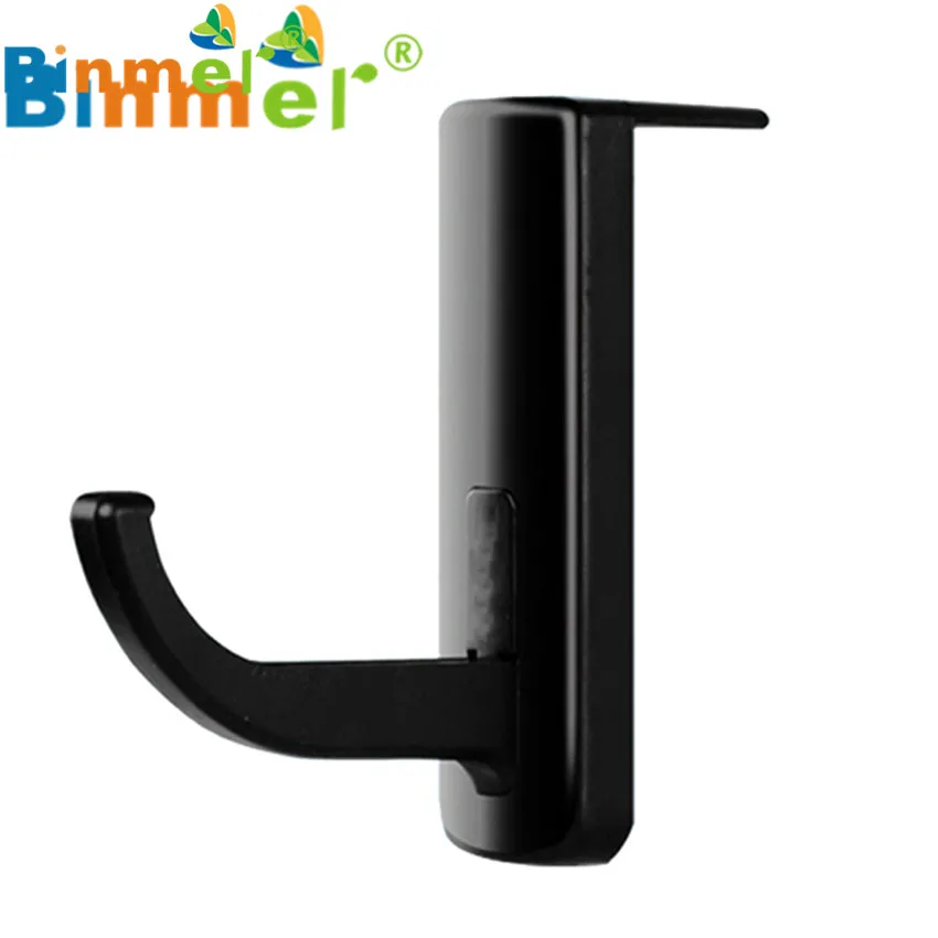 Black C809# AE универсальная вешалка для наушников настенный крючок PC монитор Подставка для наушников - Цвет: Black