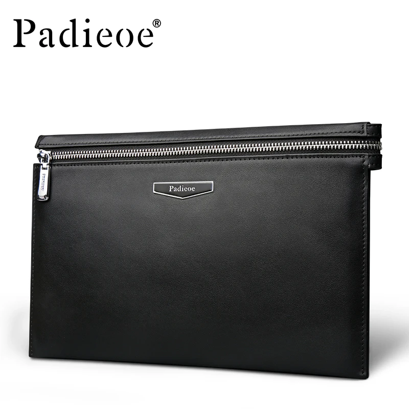 Padieoe bolsa masculina de couro clutch bag purses and handbags luxury envelope fashion |