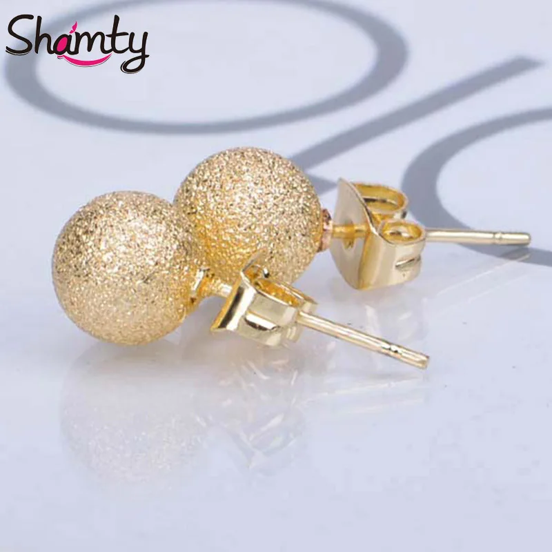6 пар серьги гвоздики 8 мм|earring trendy|ball stud earringsearrings 8mm |