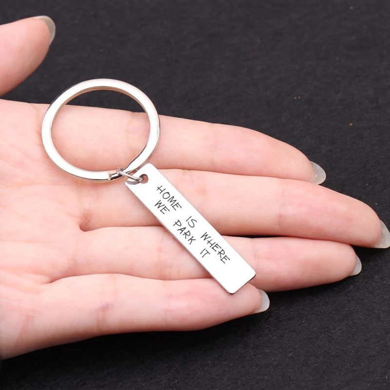 Camper Keychain Home-это то место где мы припарковываем его Charm Adventure Летние путешествия
