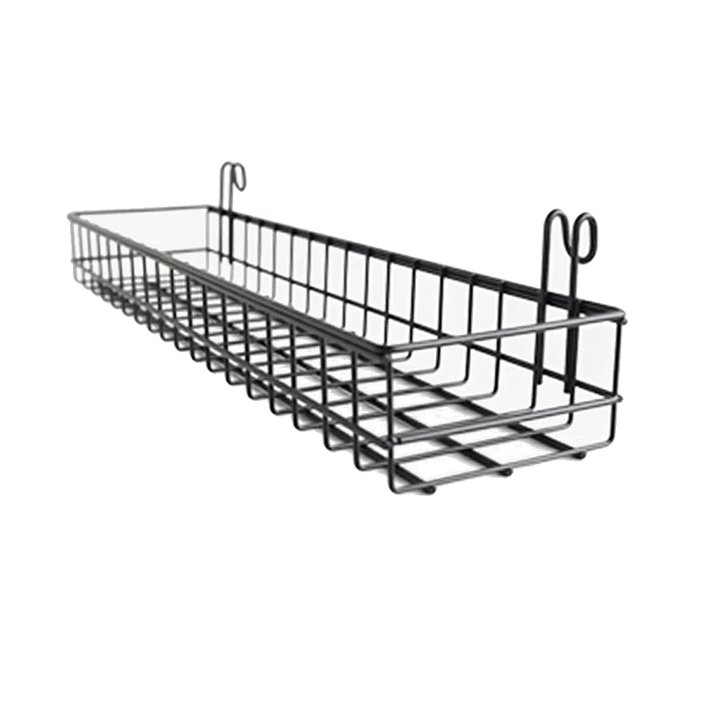 Сетчатая настенная металлическая корзина сетчатая панель подвесной поднос