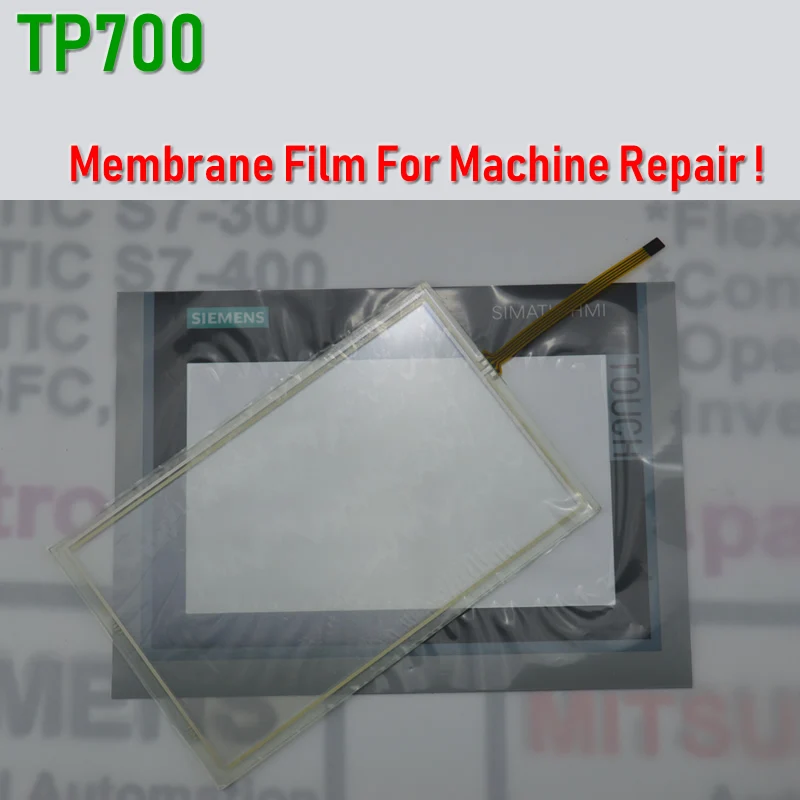 6AG1124 0GC01 4AX0 TP700 мембранная пленка + Сенсорное Стекло ДЛЯ SIMATIC ремонт панели HMI ~