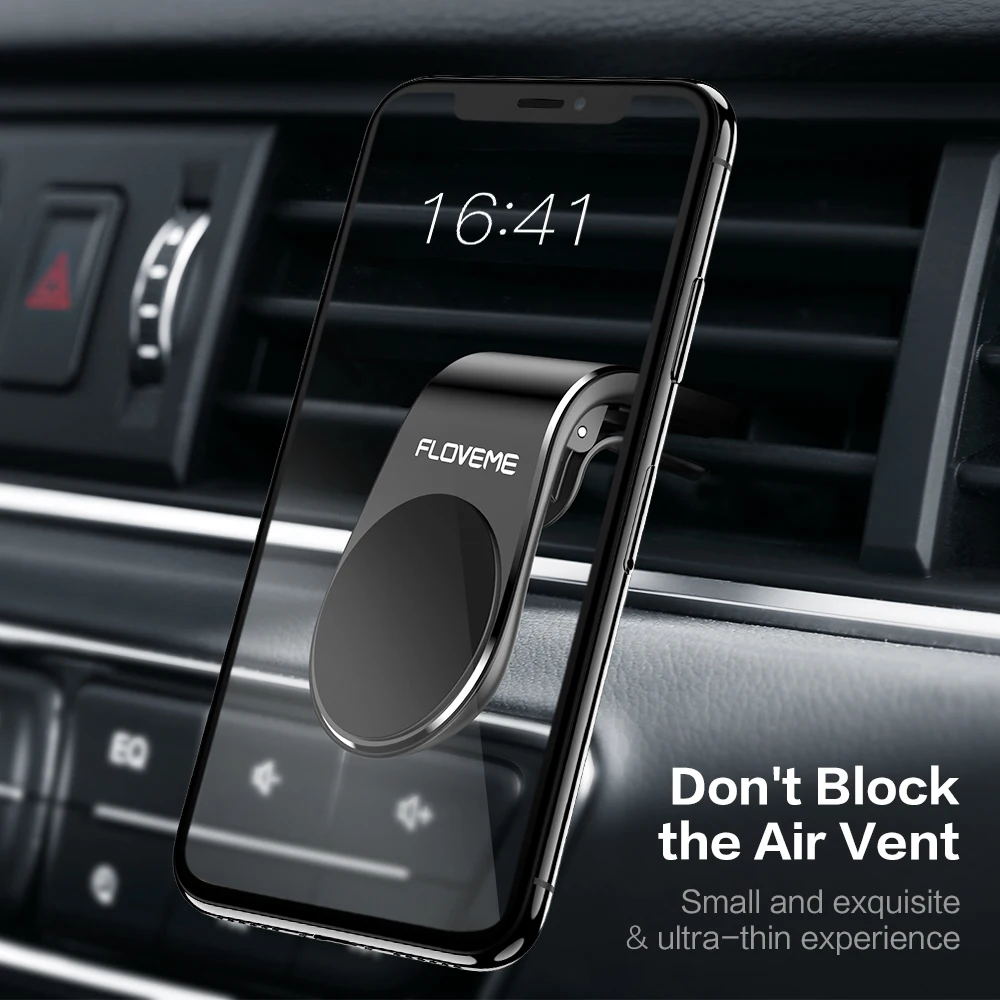 floveme magnetic car phone holder in car air vent car holder mount stand magnet mobile holder for iphone 12 11 phone accessories free global shipping