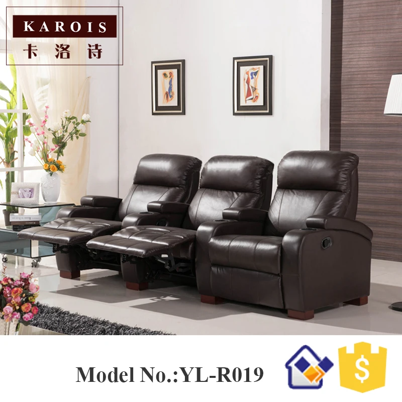 

Large reclining sofa factory price hot sale leather sofa recliner