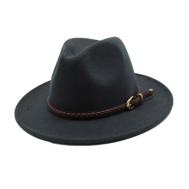 Осенне-зимняя мужская фетровая шляпа oZyc Классическая шерстяная sombrero