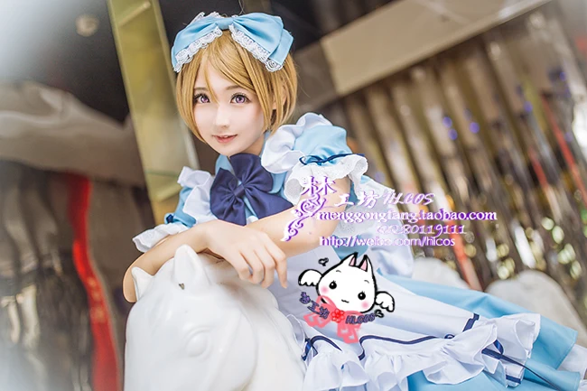 Новое поступление! Платье горничной Koizumi Hanayo необычное платье костюмы для женщин