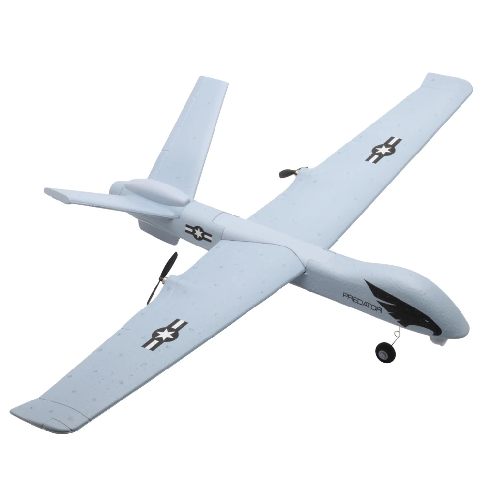 RC Airplane Plane Z51 Hand Throwing Wingspan Foam Plane Toys For Kids 20 Minutes Flight Time Glider 2.4G Flying Model With LED enlarge