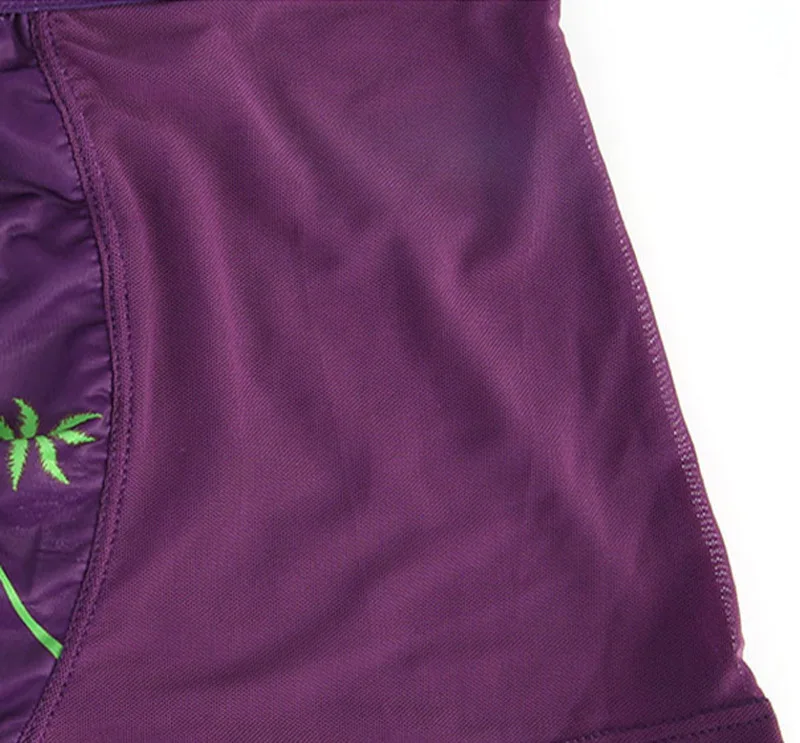 Мужские трусы-боксеры из Ice Silk, шорты, сексуальное дышащее нижнее белье с принтом, 3D Рисунок банана, боксеры, трусы, мужское нижнее белье, Cueca