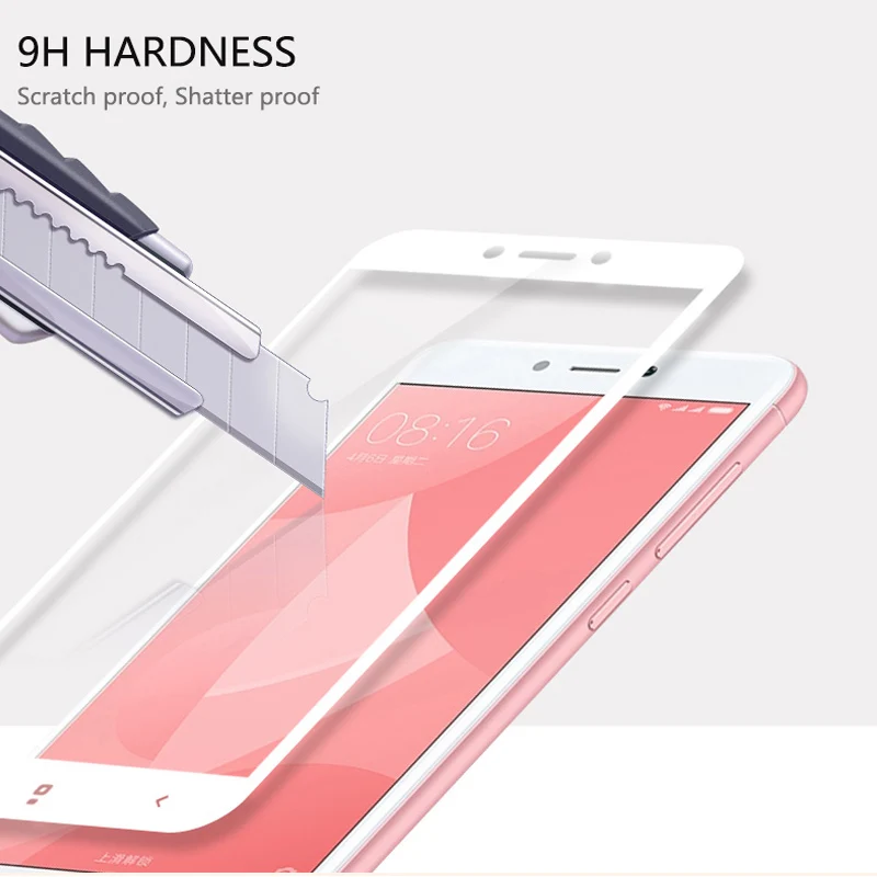 2 шт. закаленное стекло для Xiaomi Redmi 4X защита экрана с полным покрытием Защитное Red mi