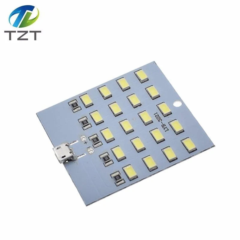 20pcs 5730 panel 1 шт. высокое качество 5730 smd 5V 430mA~ 470mA белый Mirco Usb 5730 светодиодный светильник ing панель USB Мобильный светильник аварийный светильник Ночной светильник - Цвет: 20pcs 5730 panel