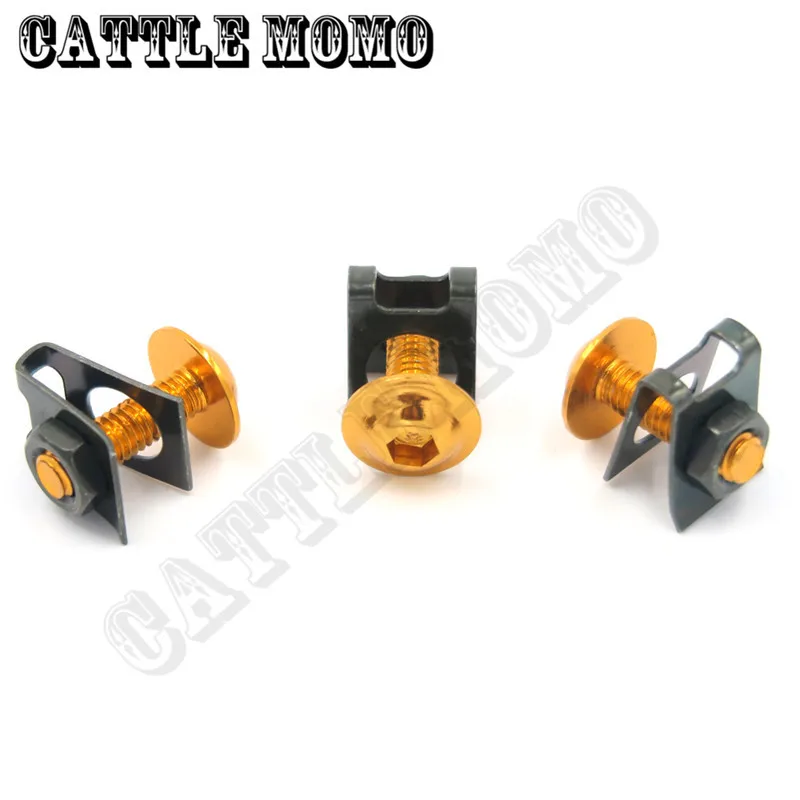 10 шт./лот корпус обтекателя Болты крепежные зажимы набор винтов для мотоцикла