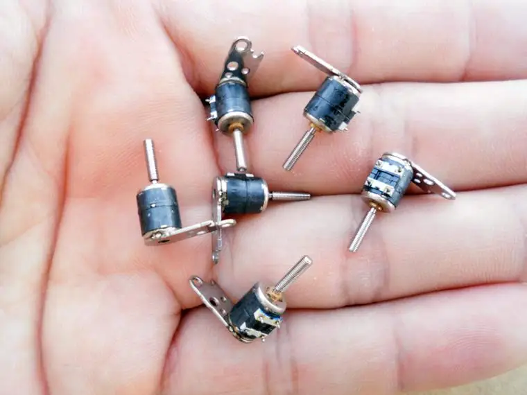 6 мм двухфазная четыре DC Миниатюрный шаговый двигатель Drive винт DIY камеры|miniature