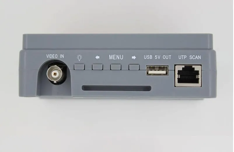 4,3 дюймов HD CCTV тестер монитор CVBS AHD 1080P тестер аналоговых камер UTP Кабельный тестер 12V1A выход