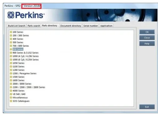 Для Perknis SPI2 2018A + keygen разблокированные запасные части каталог и информация об