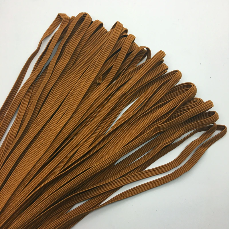 5 ярдов/партия атласная эластичная лента 1/4 дюйма 6 мм| |