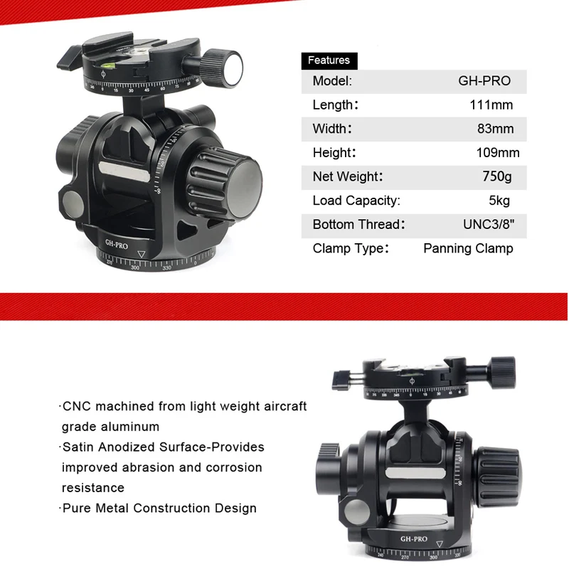 SUNWAYFOTO GH PRO зацепленный зажим для штатива Gitozo Manfrotto Benno PRO|Штативные головки| |