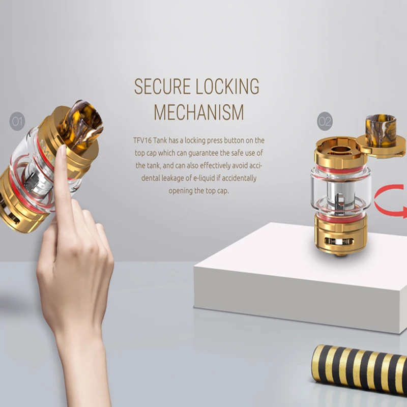 Оригинальный испаритель для электронной сигареты SMOK TFV16 с емкостью 9 мл TFV 16 Mesh
