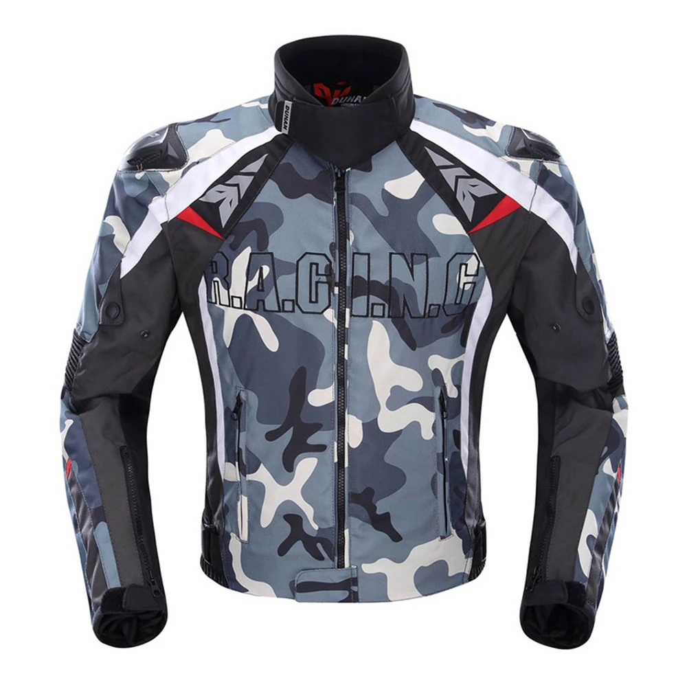 Camouflage DUHAN мотоциклетная куртка мужская Защитная Экипировка камуфляжная морозостойкая рыцарская Верховая езда куртки одежда для мотоцикла мотоциклетная куртка - Цвет: Camouflage
