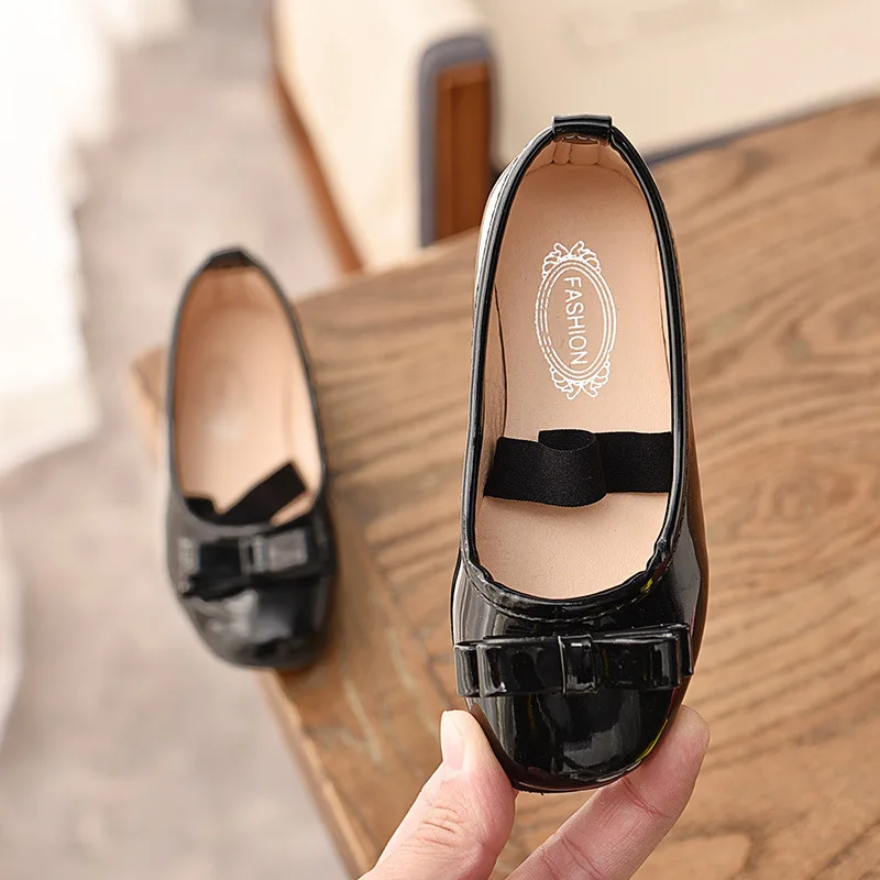 Туфли для девочек вечеринок детская модная обувь малышей кожаные свадебные