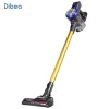 Golden Brown Dibea D18 2 в 1 ручной беспроводной пылесос сильный всасывающий пылесборник беспроводной портативный вакуумный очиститель аспиратора для дома - Цвет: Golden Brown