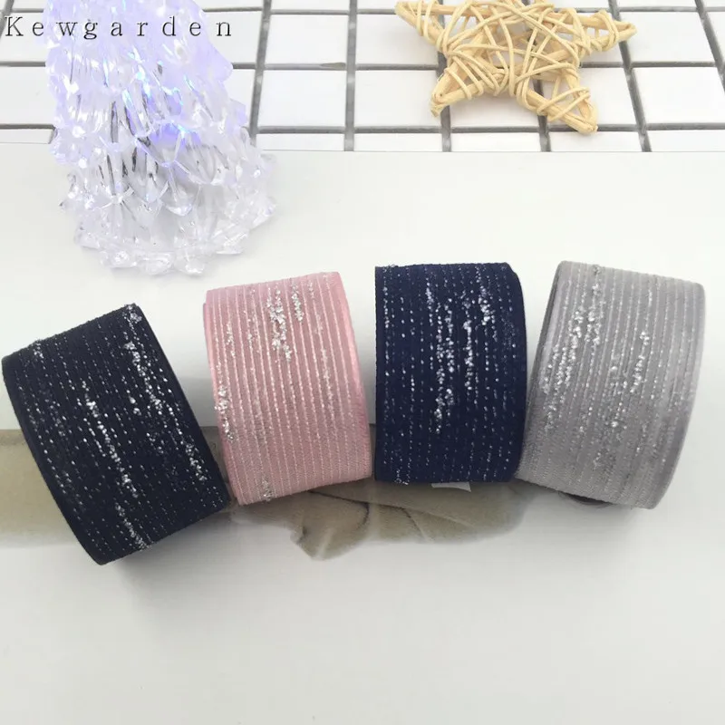 Лента из серебристой проволочной пряжи 25 мм 2 5 см|satin ribbon|ribbon diyyarn ribbon |