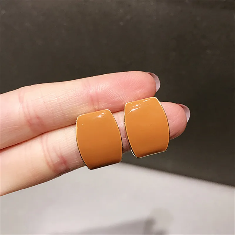 Эффектные женские вечные серьги Tide Модные металлические для девушек тонкой