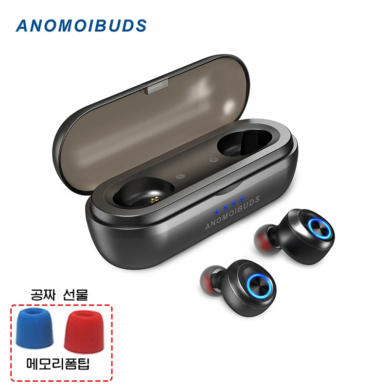 Anomoibuds IP010-X Capsule Pro 1000mah Battery Wireless Bluetooth 5.0 Earphones TWS Earbud Auto Pairing Earphone | Электроника