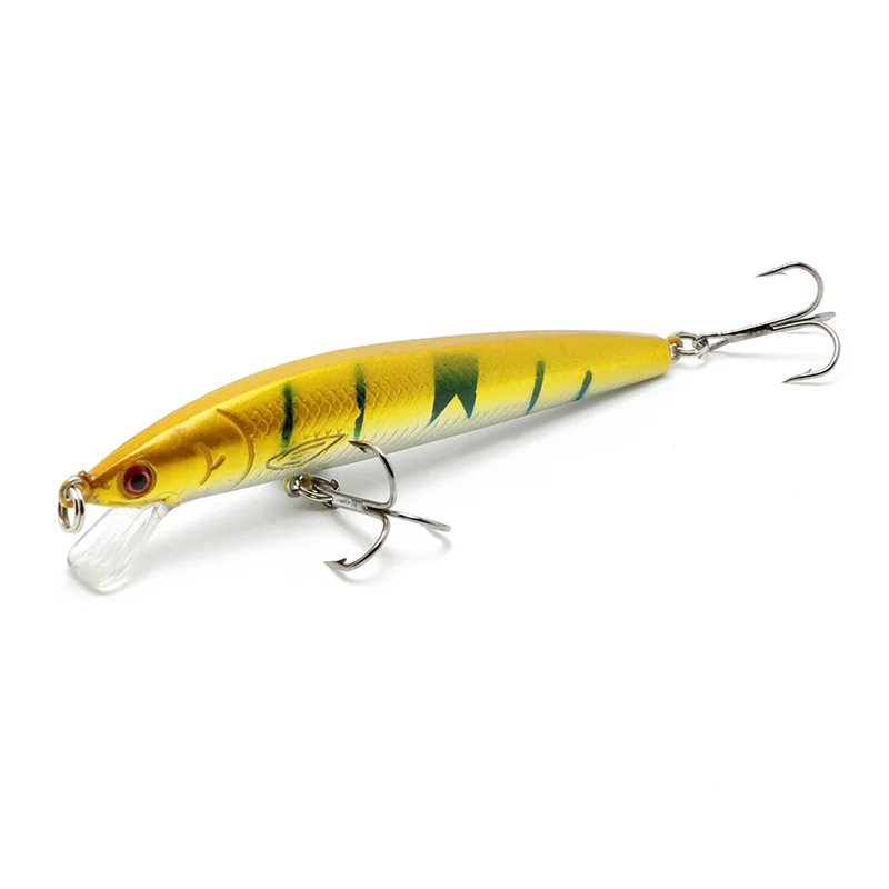Yuewins Minnow Fishing Lure Artificial 9.5cm 8.5g 3D Eyes Professional Wobblers 6# Hook Hard Baits Pesca Tackle WU165 | Спорт и
